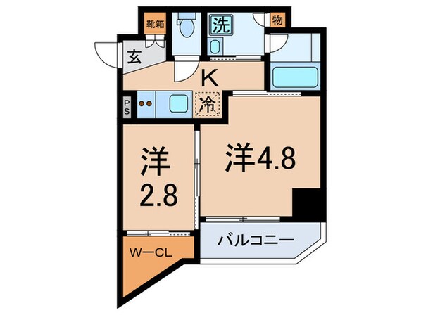 レジデンス北大塚（207）の物件間取画像